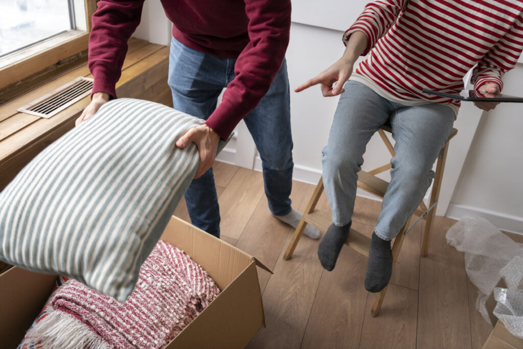 Affordable movers helping a couple relocate on short notice