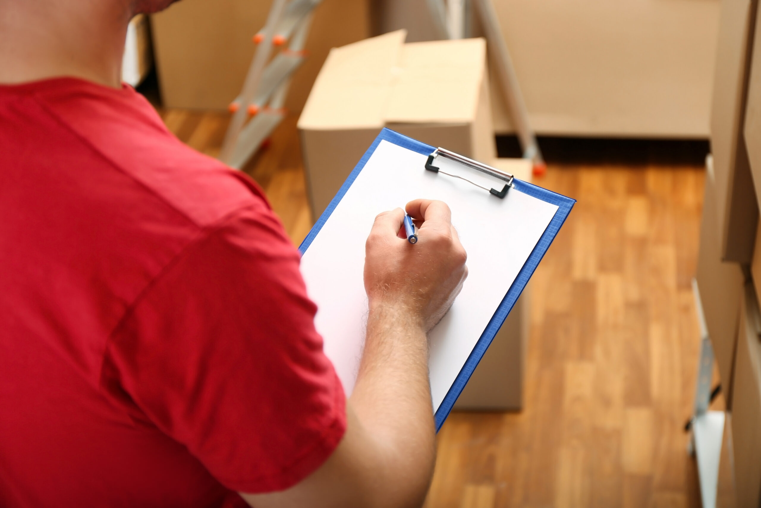 Preparing a moving checklist based on CPM Moving checklist